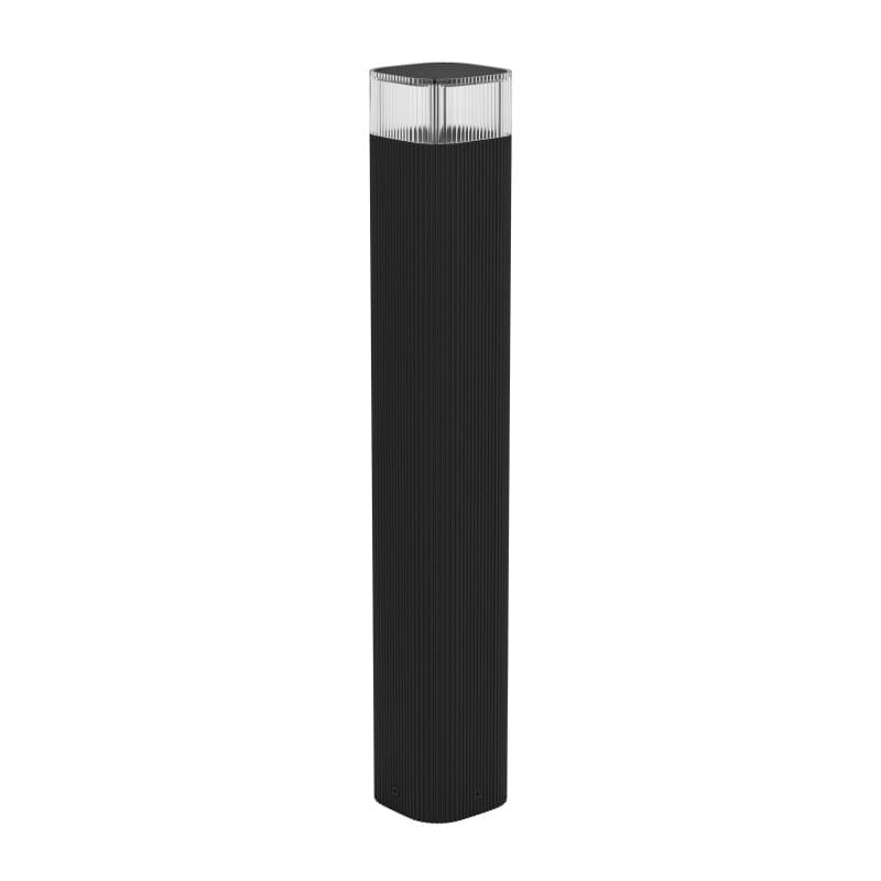 Lampadaire extérieur Castelnuovo en aluminium noir - 50 cm