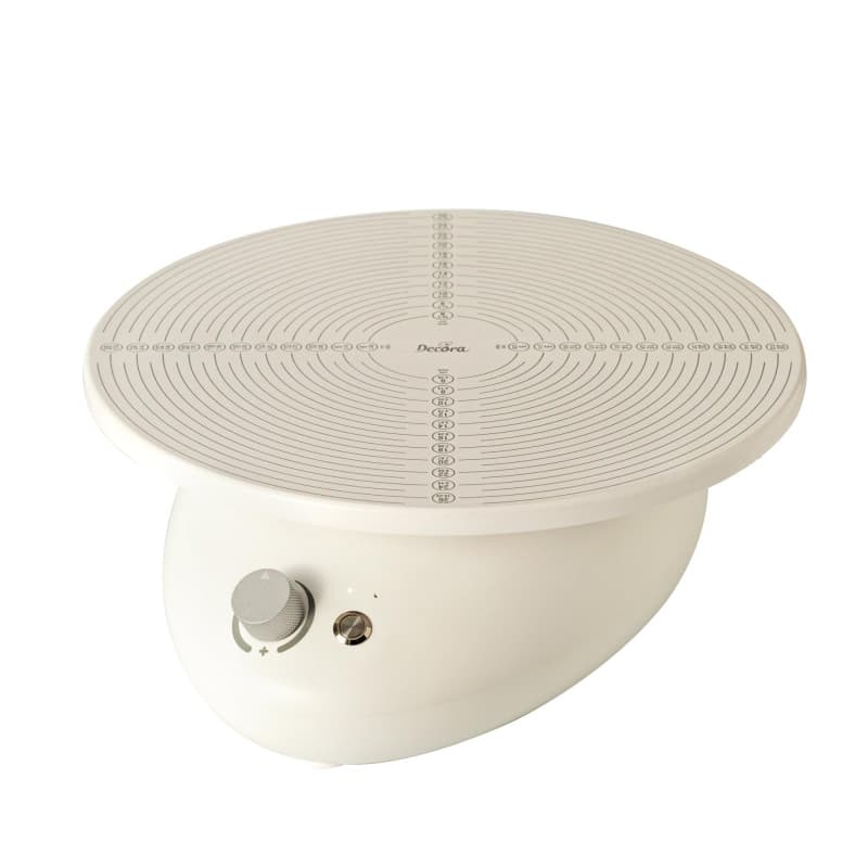 Plateau Tournant Électrique Ø 28 cm pour Décoration de Gâteaux