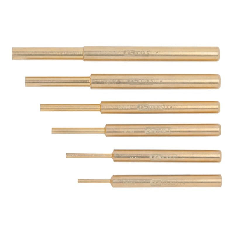 Jeu de Chasses Goupilles KS Tools - 6 Pièces en Alliage Bronze Antidéflagrant