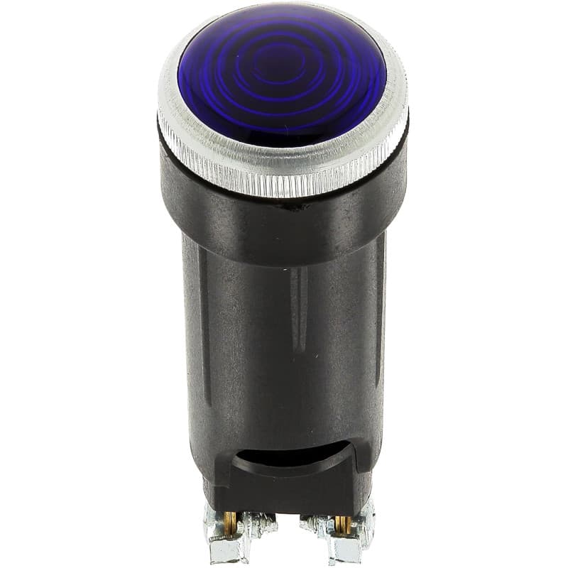 Voyant Lumineux Bleu Restagraf - Indicateur Visuel 12V - Blister de 2