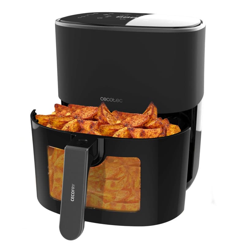 Friteuse à Air Cecotec 6,5 L Fantastik Window - 1700W avec Minuterie et Thermostat