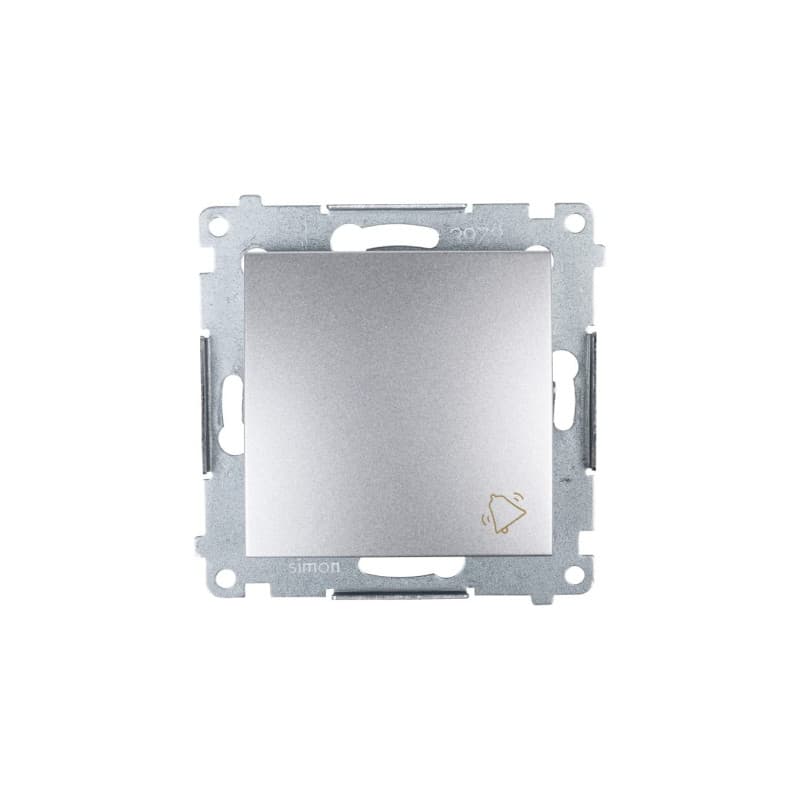 Interrupteur Électrique Pushbutton Argent Kontakt-Simon - Accessoire Pratique
