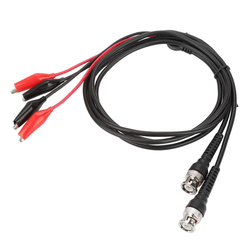 Câbles de Test BNC avec Pinces - Akozon 2 pcs pour Oscilloscope et Caméras