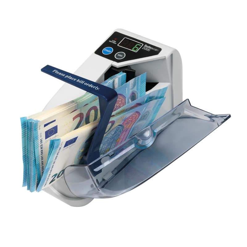 Compteuse de Billets Portable Safescan 2000 - Idéale pour les Déplacements