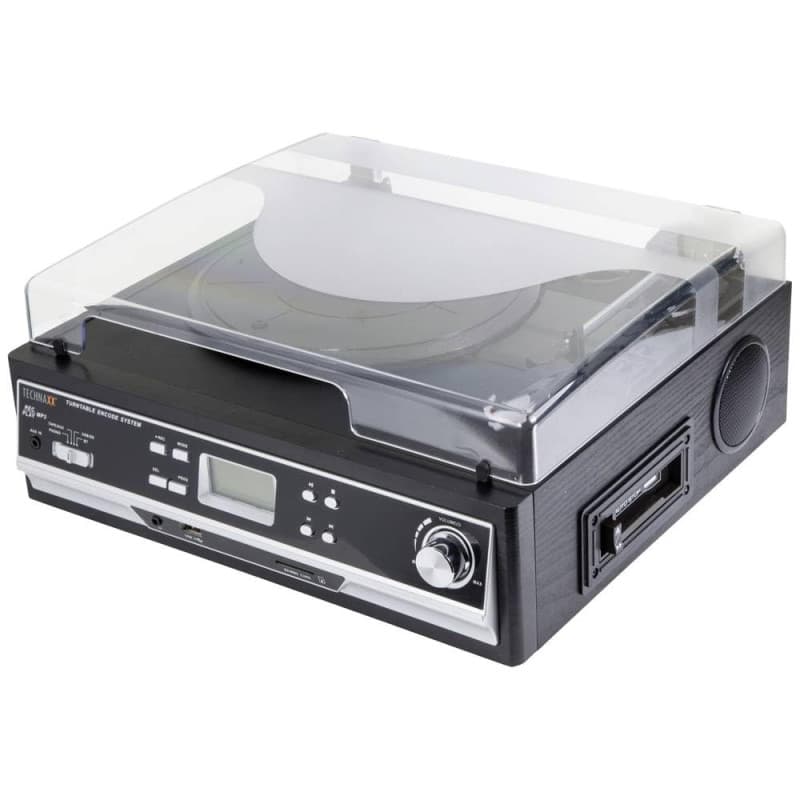 Technaxx TX-22+ : Numériseur Bluetooth pour Vinyles et Cassettes Noir