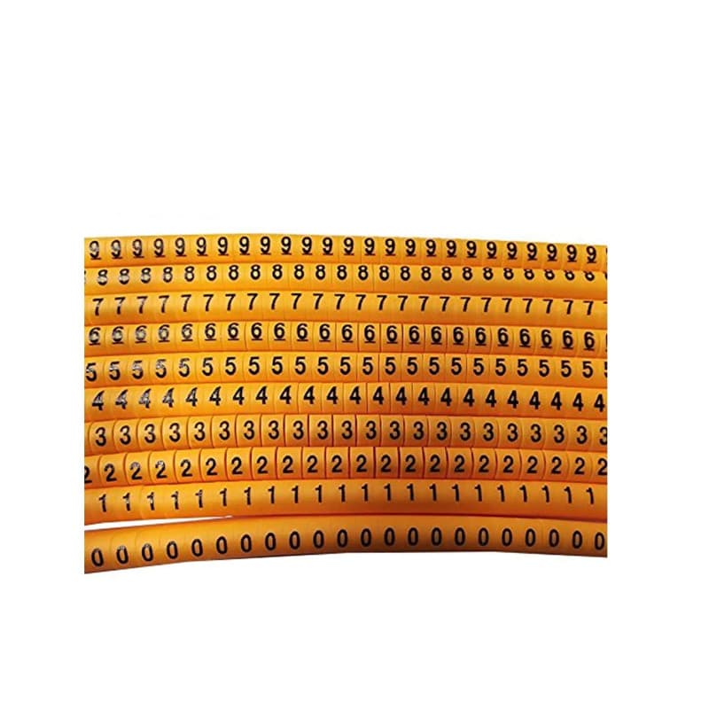 HeyNana Lot de 200 marqueurs flexibles en PVC pour câbles