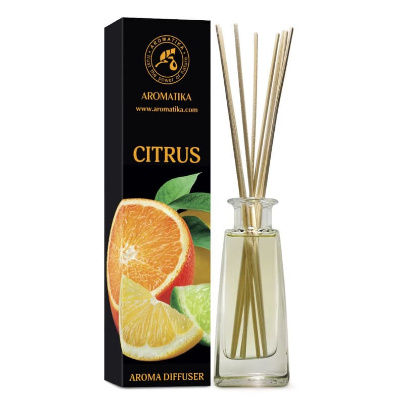 Diffuseur de Parfum Agrumes 100ml - Ambiance Fraîche et Énergisante
