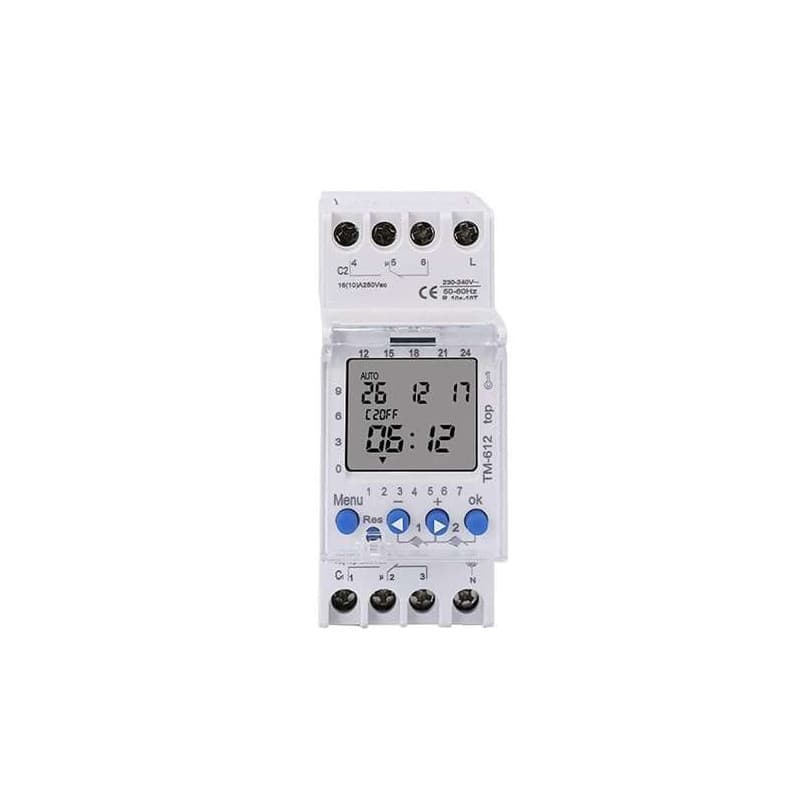 Minuterie Électronique Programmable MondialPro 220V avec LCD et 2 Sorties