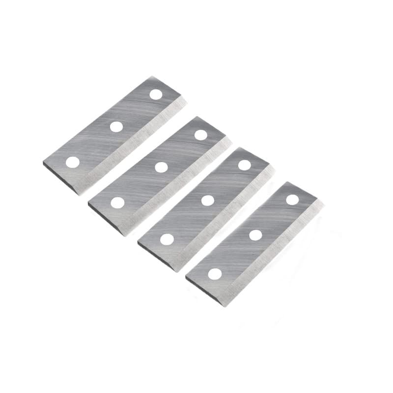 Lot de 4 Lames de Rechange pour Broyeur de Bois GARDENBEAUT