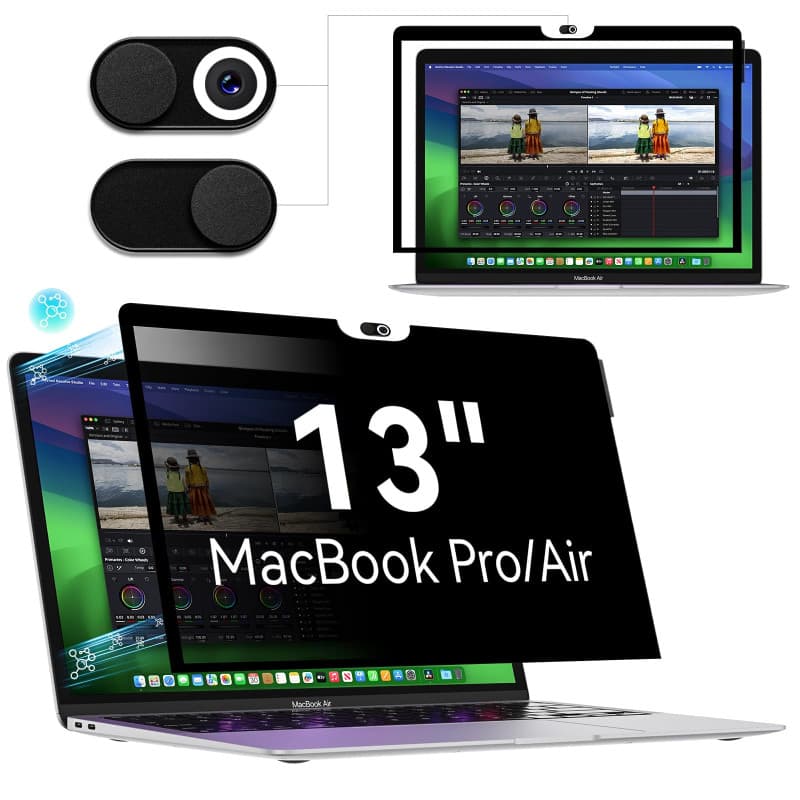 Filtre de Confidentialité Protescreen pour MacBook Air et Pro 13" - Protection Anti-Espion