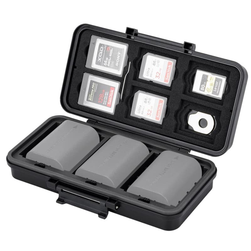Étui de Stockage Multifonction JJC pour Batteries et Cartes Mémoire