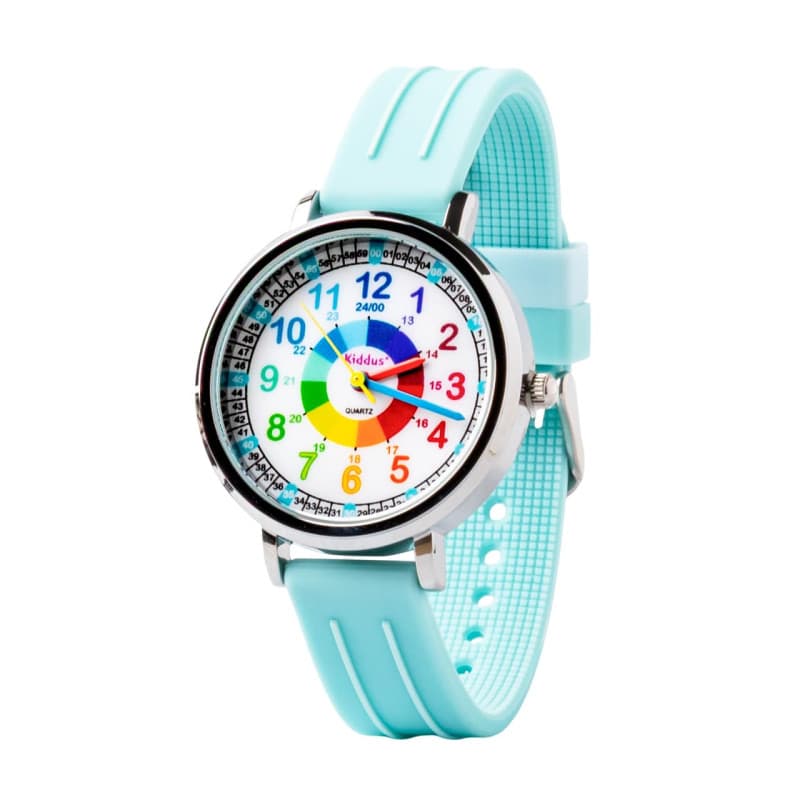 Montre Éducative Analogique Kiddus pour Enfants - Apprenez à Lire l'Heure