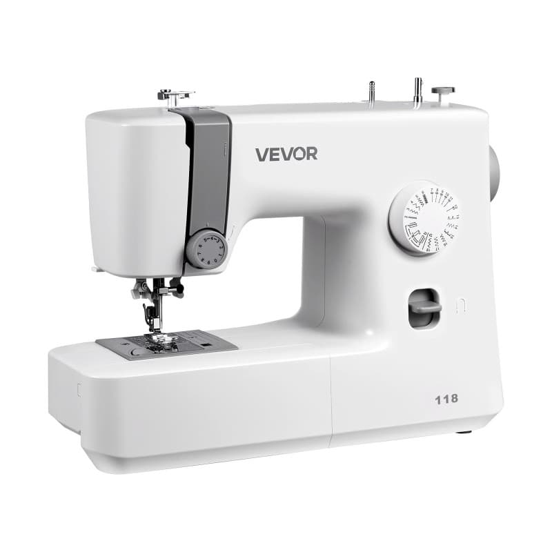 Machine à Coudre Électrique VEVOR avec 18 Motifs et Éclairage LED