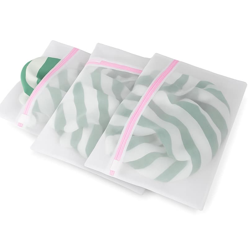 Lot de 3 Sacs à Linge Maillés PARENCE avec Fermeture Éclair - Protection Idéale pour Vêtements