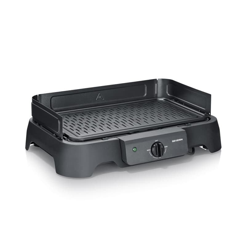 Gril de Table Électrique Severin PG 8595 - Barbecue Intérieur/Extérieur 2000W