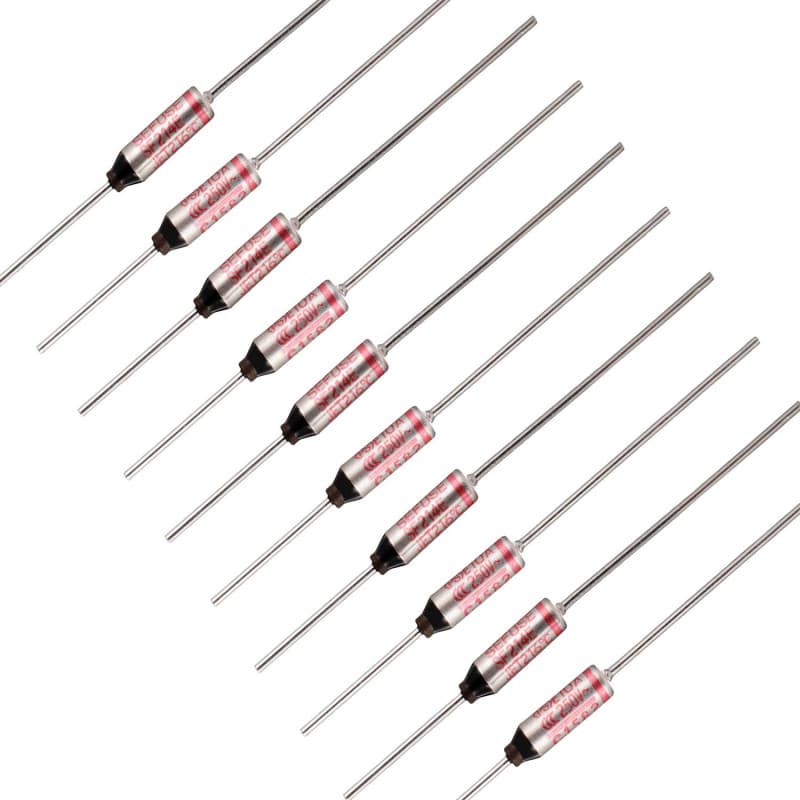 Fusibles Thermiques BOJACK 10A 250V - Paquet de 10 pièces