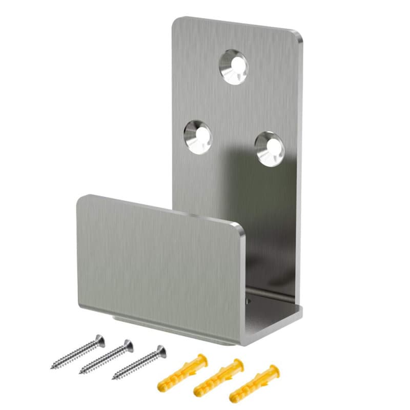Guide de sol en acier inoxydable pour porte de grange coulissante