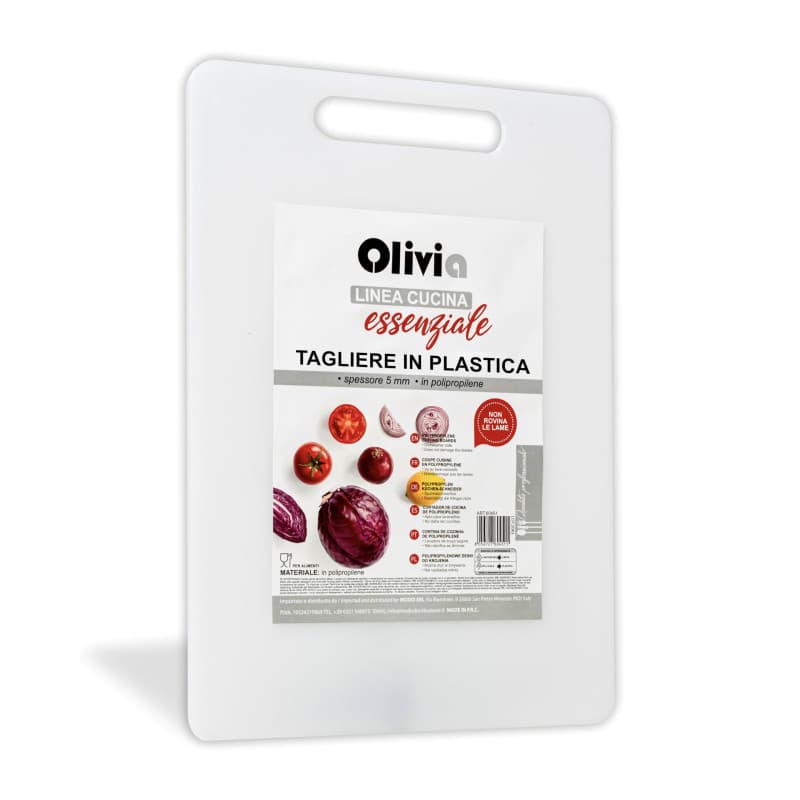 Planche à Découper Multifonction en Plastique IPEA - Idéale pour Fruits, Légumes et Apéritifs