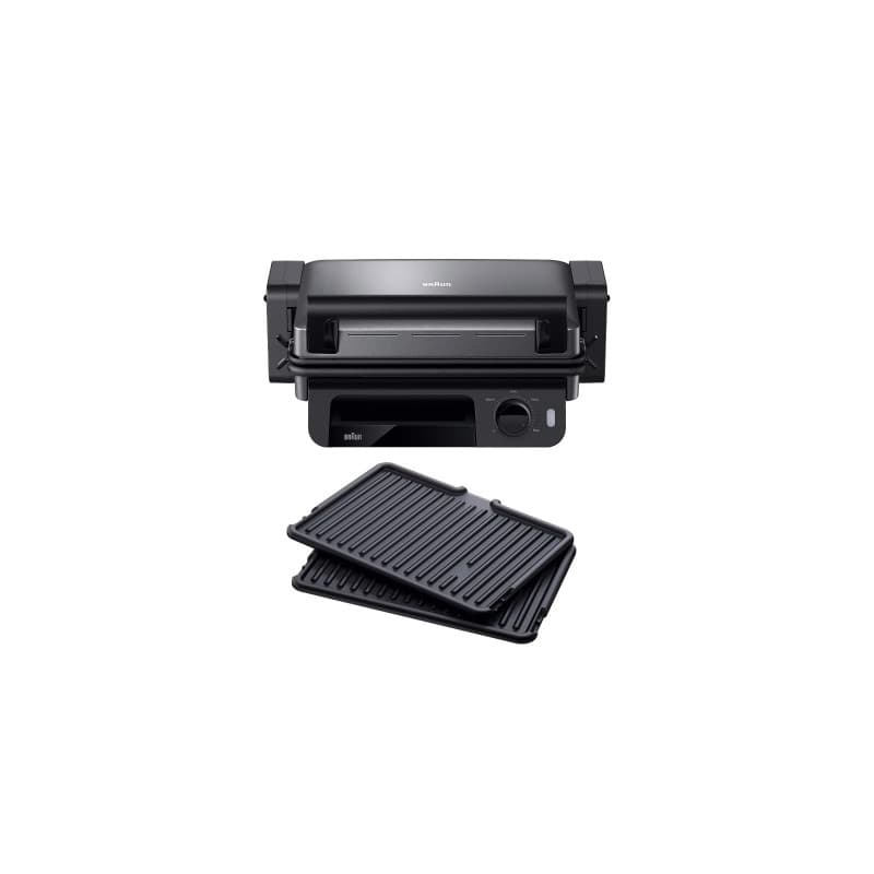 Gril Électrique Braun MultiGrill 5 CG 5010 avec Plaques Amovibles et Contrôle Électronique