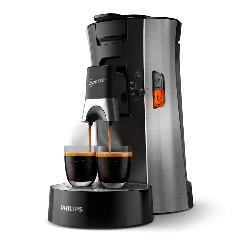 Cafetière SENSEO Select Eco Philips - Dosettes Intensity Plus & Crema Plus