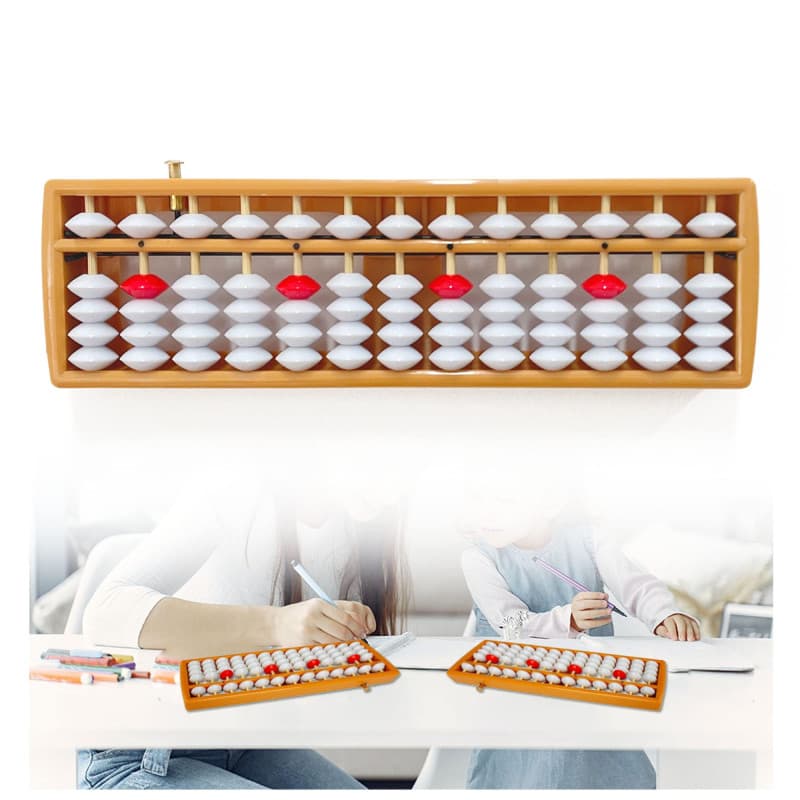 Boulier en Plastique OHYER 13 Chiffres pour Apprentissage Mathématique