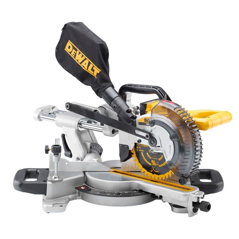 Scie à Onglets Radiale Dewalt XR 18V Li-ion avec Socle Aluminium