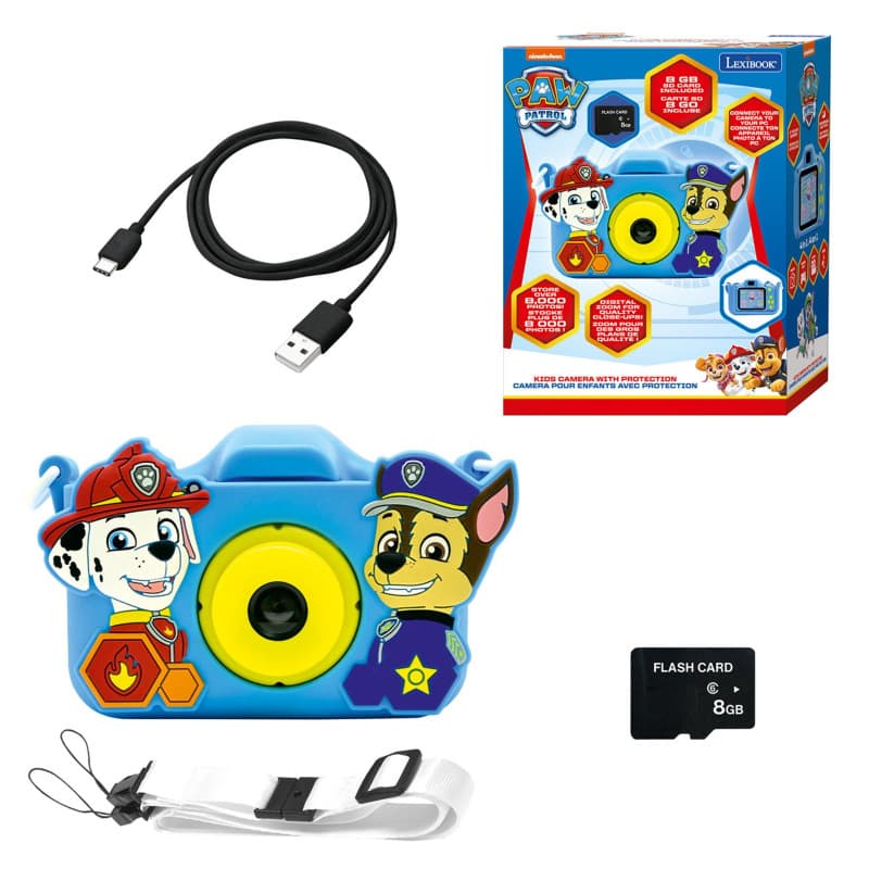 Appareil Photo Numérique Pat' Patrouille 4-en-1 pour Enfants - Lexibook