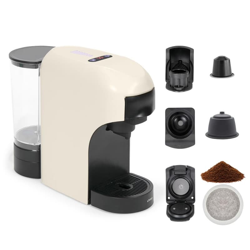 Machine à café multi-capsules Livoo 3 en 1 - 1400W, 20 bars