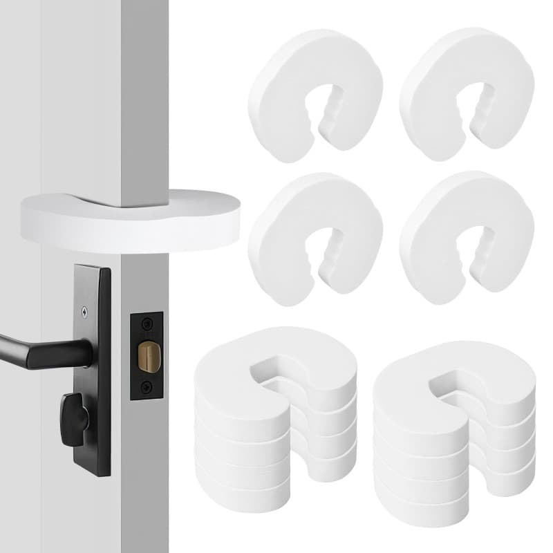 Romon Cale Anti Pince Doigt pour Porte - 12 Pièces de Sécurité pour Enfants