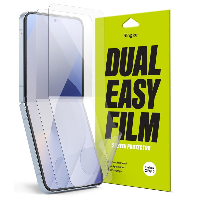 Protecteur d'écran Ringke pour Samsung Galaxy Z Flip 6/7 FE - Pack de 2