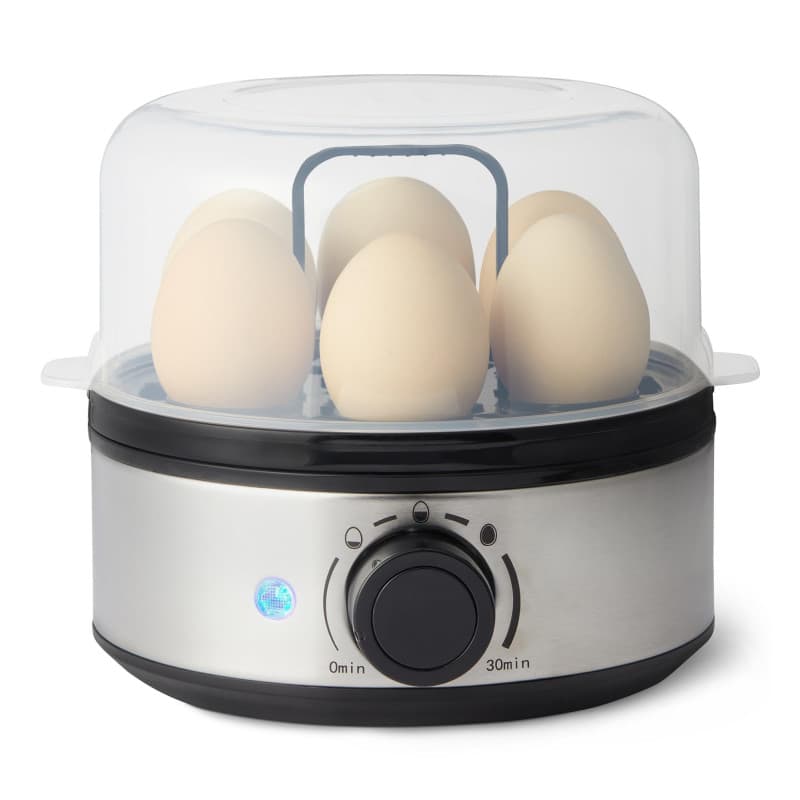 Cuiseur d'œufs électrique Amazon Basics - Capacité 7 œufs, sans BPA, noir