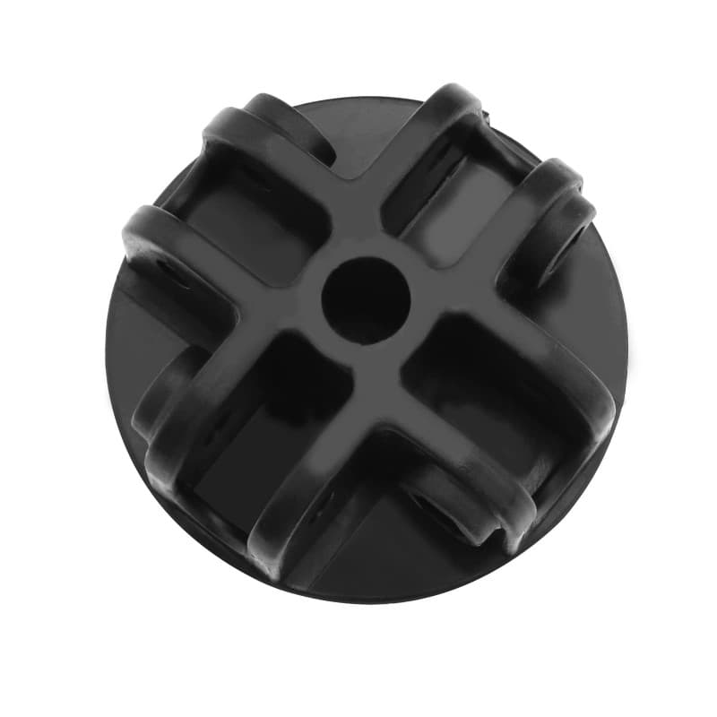 Support Central 4 Voies pour Tonnelle ECSiNG - Accessoire en Plastique Noir