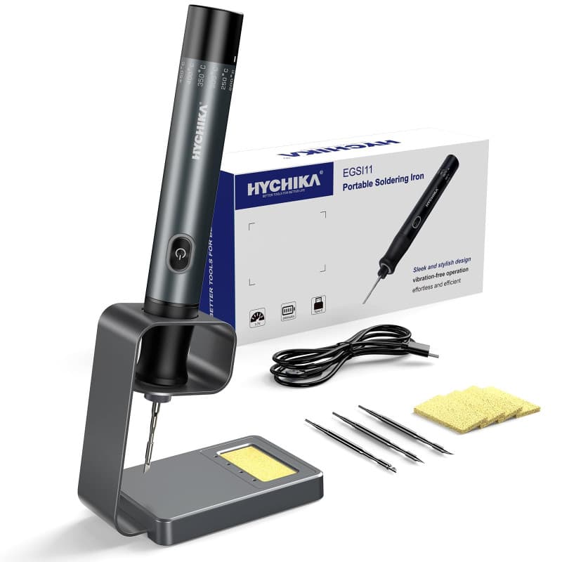 Fer à Souder Sans Fil HYCHIKA - Batterie 2600mAh, Chauffage Rapide 7s