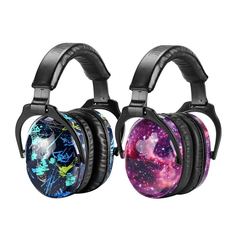 Casque Anti-Bruit ZOHAN pour Enfants - Réglable et Pliable, Protection Auditive Confortable