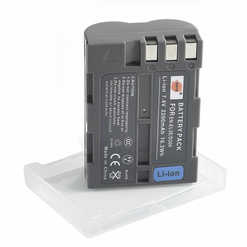 Batterie de Rechange DSTE EN-EL3E pour Appareils Nikon DSLR