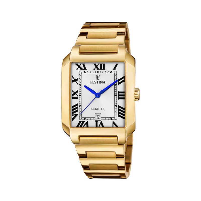 Montre Homme Festina Dorée en Acier Inoxydable - Quartz Étanche 5 ATM
