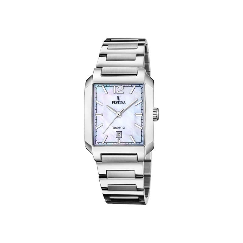 Montre Festina Élégante en Acier Inoxydable avec Bracelet Gris