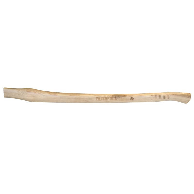 Manche de rechange en hickory pour hache - 92 cm avec motif pied de faon
