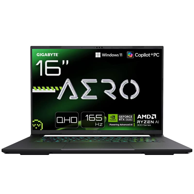 GIGABYTE Aero X16 - Ordinateur Portable Gaming 16" QHD 165Hz