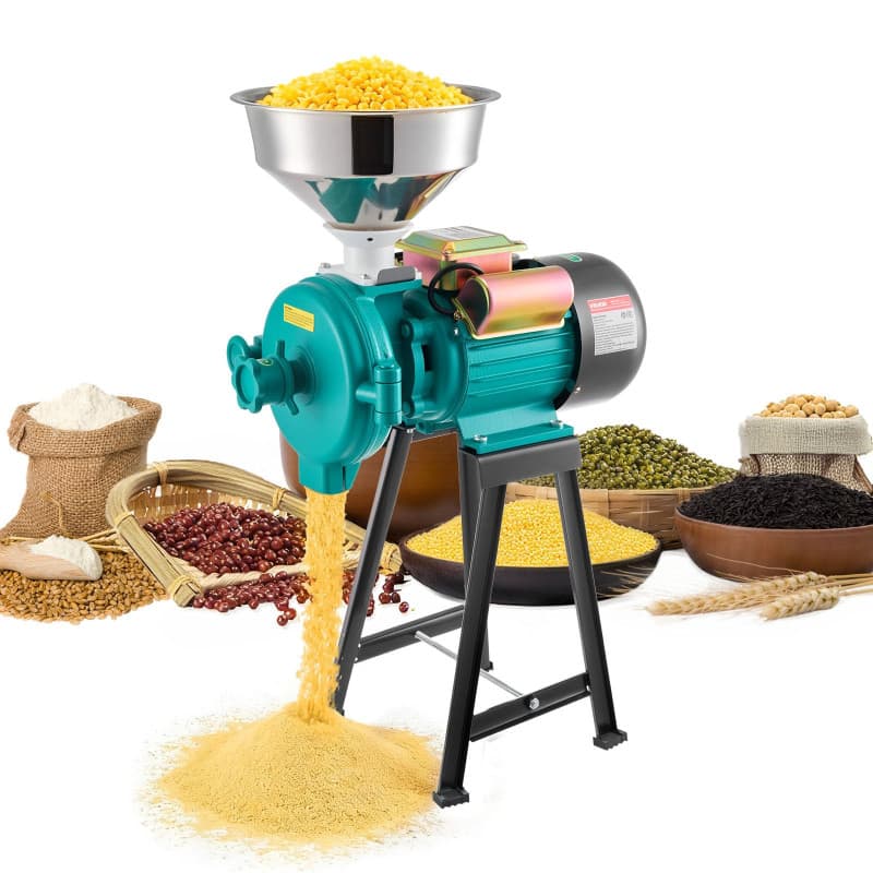 Moulin à Grain Électrique VEVOR 2200W - Broyeur à Épices et Céréales