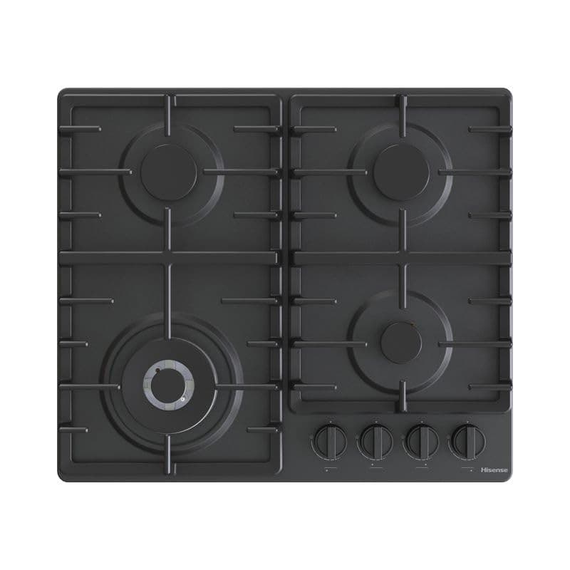 Plaque de cuisson à gaz Hisense GM663BHF 4 zones avec brûleur Wok