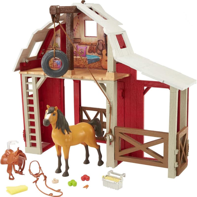 Coffret Écurie Spirit : l'Indomptable avec Figurine et Accessoires