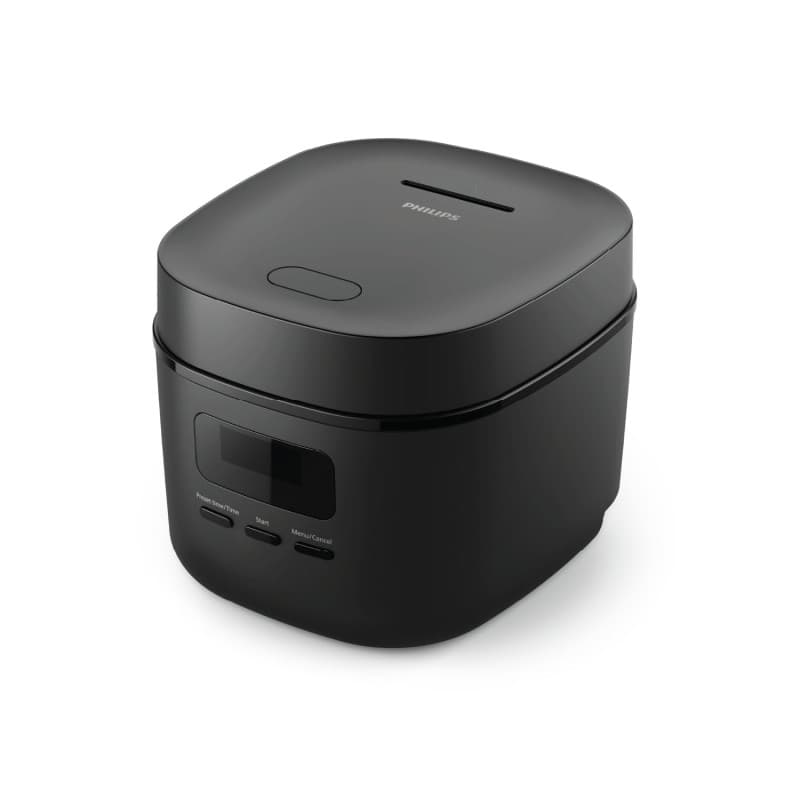 Philips Mini-cuiseur à Riz Série 3000 - 0,54 L, Noir avec 5 Programmes Automatiques