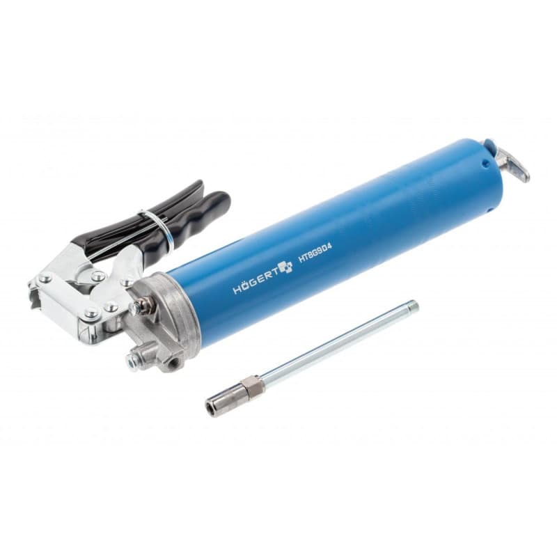 Pistolet à graisse manuel Högert Technik 400 ml - Précision et facilité d'utilisation