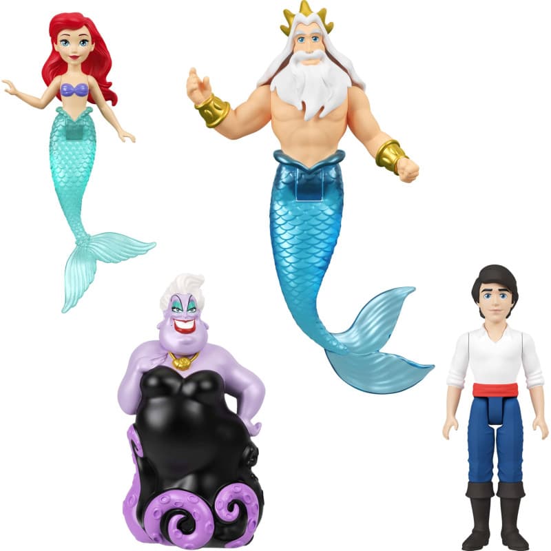 Coffret Poupées Disney Princess Ariel avec Trident Magique