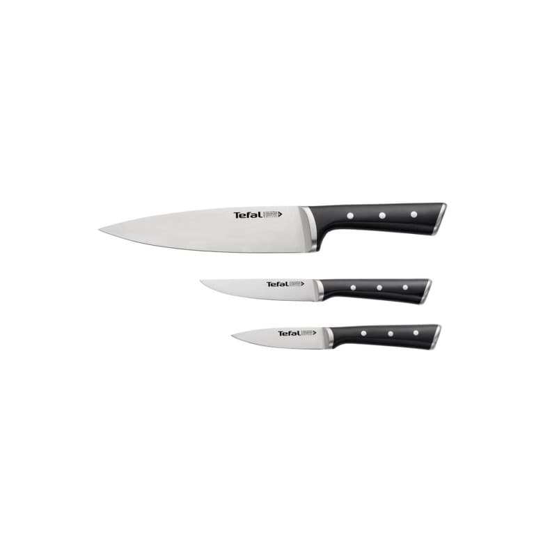 Set de 3 Couteaux Tefal Ice Force - Éplucheur, Chef et Universel