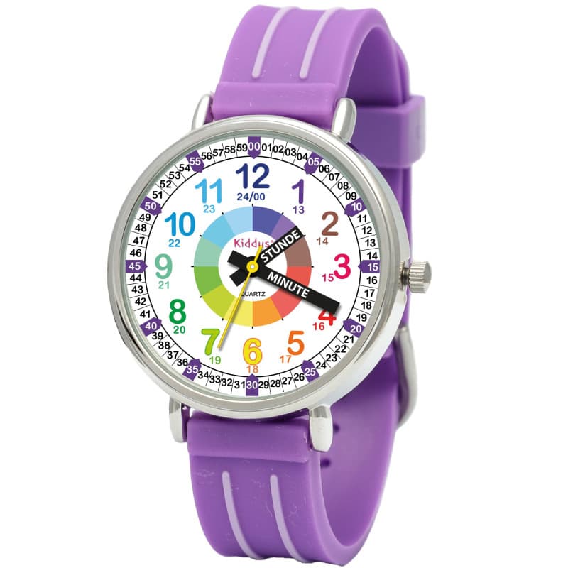 Montre Éducative Kiddus pour Enfants - Apprends à Lire l'Heure