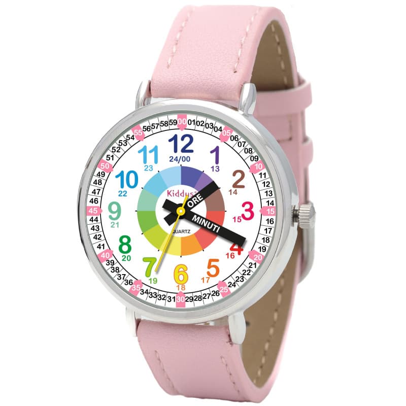 Montre Éducative Analogique Kiddus pour Enfants - Apprendre à Lire l'Heure