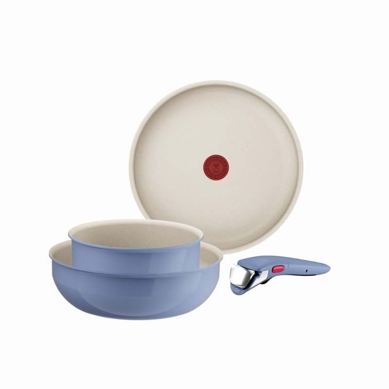 Batterie de Cuisine Tefal Ingenio Serenity 4 Pièces avec Poignée Amovible