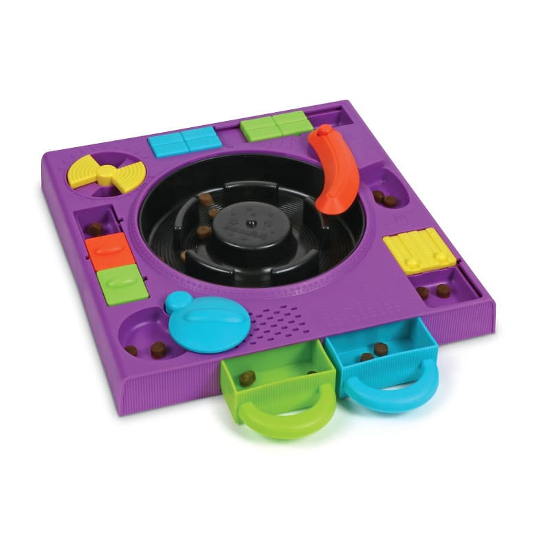 Casse-tête Distributeur de Friandises DJ pour Chiens - BrightKins 2-en-1
